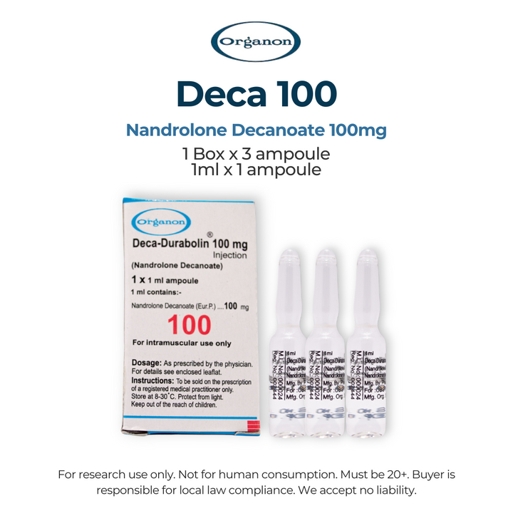 【予約商品】Deca 100 / 1 Box 3 amps **EXP: JAN 2027**