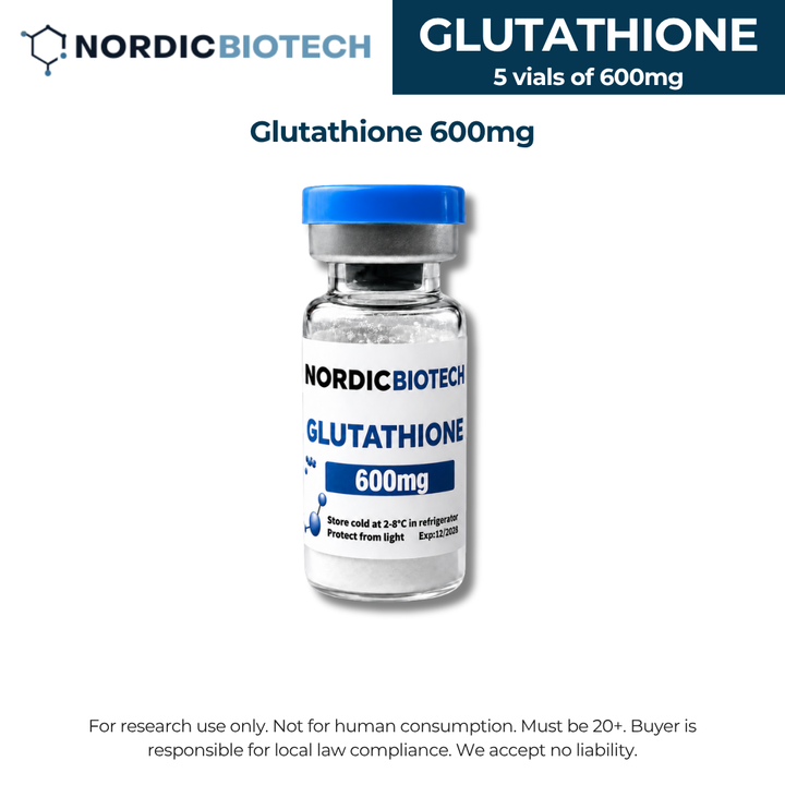 NB Glutathione 600mg【5バイアル】